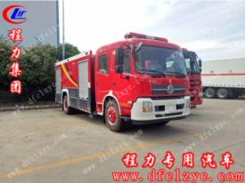 東風天錦雙排水罐消防車（國五）
